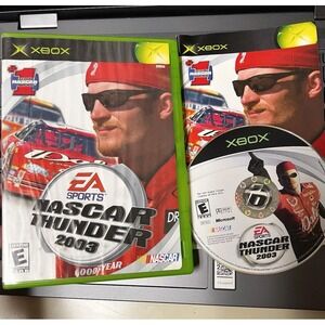 EA Sports NASCAR Thunder 2003‎ Microsoft Xbox Game with Manual CIB